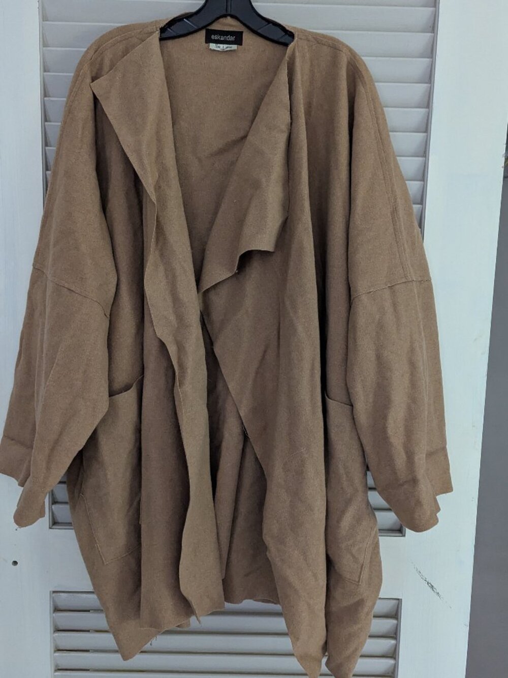 Eskandar cashmere wool coat